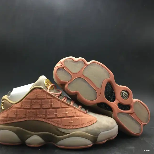 Cheap TBK Canteen-Terra Low 13 Jordan CLOT Stone AT3102-200 Air Blush x Sepia 0615